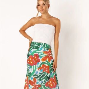 Petal & Pup Floral Midi Skirt